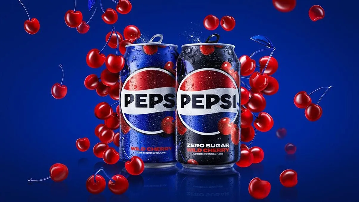 Creative Bloq 논평에 실린 Pepsi Wild Cherry 홍보 이미지.