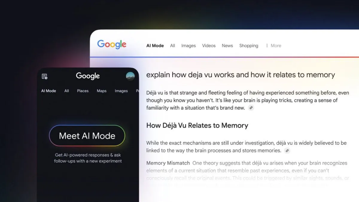 Ai Mode — Exemple D’interface Officielle
