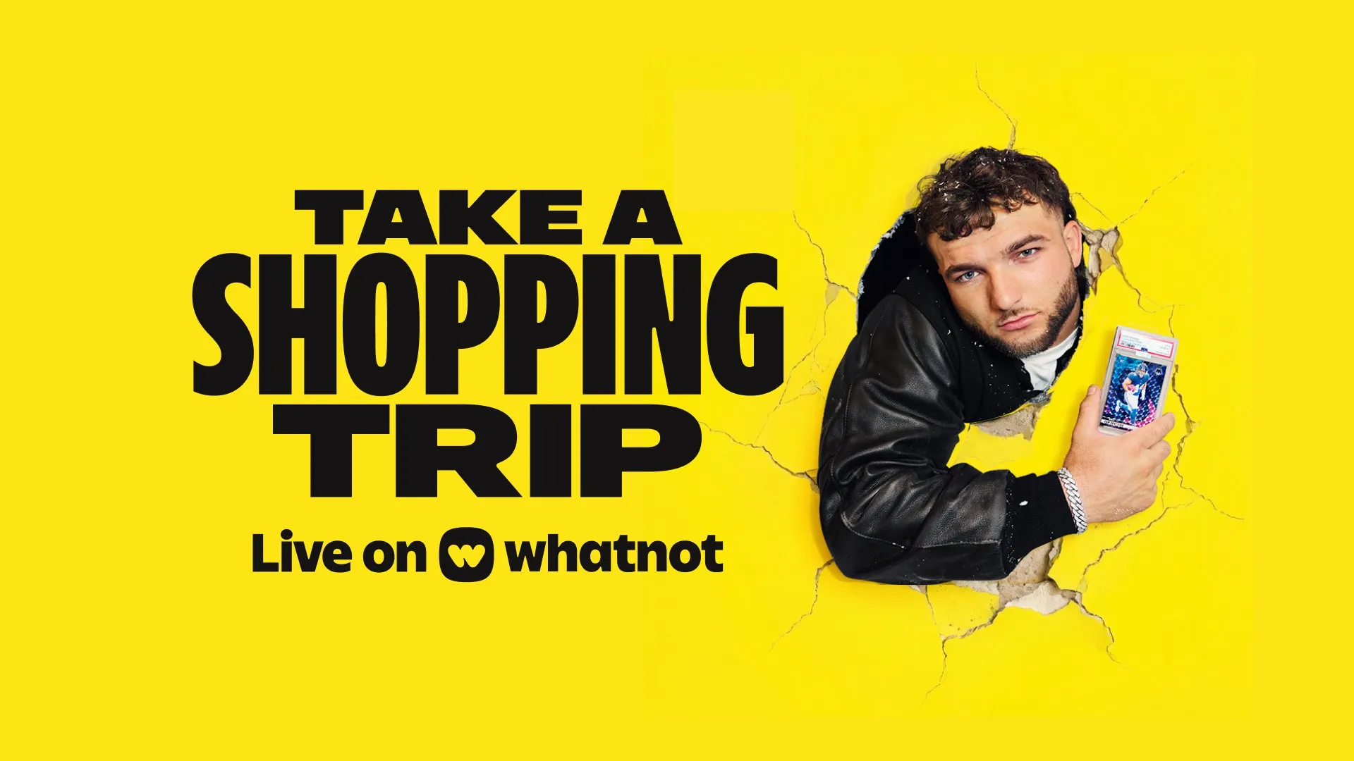 Whatnot の「Take A Shopping Trip」キャンペーンの公式画像。最初のテレビ放送は10月25日の予定です。広告クリエイティブであり、市場予測の図ではありません。