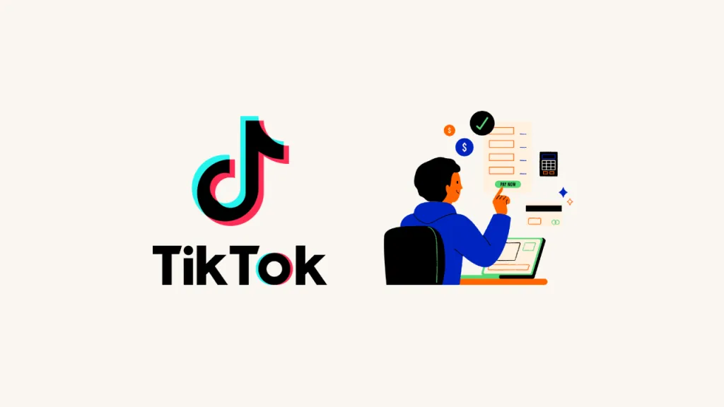 Tiktok And An Online Shopper Reviewing Payment Options